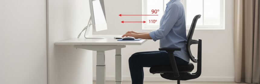Postura adequada para uso de computador. [brspace]